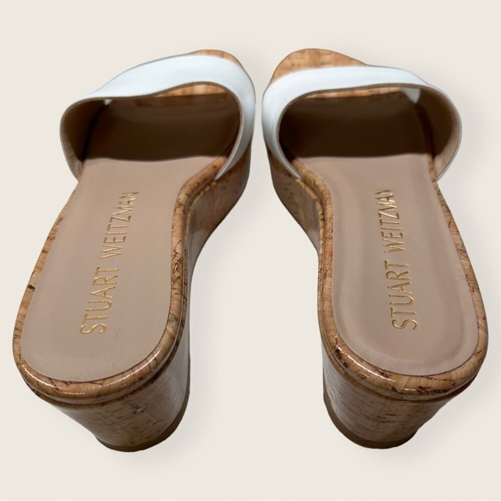 LNWB | Stuart Weitzman | Summer Wedge | White | Size 9.5B - Picture 9 of 16
